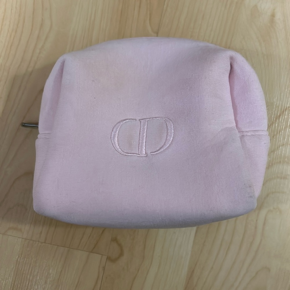 Dior Pink Cosmetic Bag